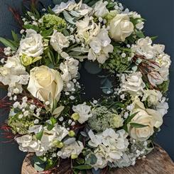 Funeral Flowers - Floral Wreath Delicate