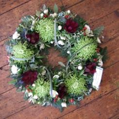 Funeral Flowers - A Modern Wreath