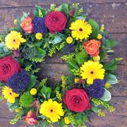 Funeral Flowers - Wreath of Vibrance