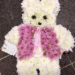 Funeral Flowers - Fitting Teddy Bear Tribute