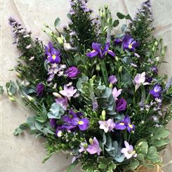 Funeral Flowers - A Classic Purple