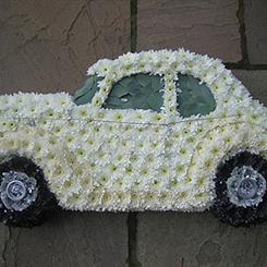 Funeral Flowers - Motor Car Tribute
