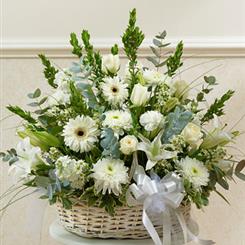 Ginger Lily Flowers - A Beautiful Rose and Gerbera Basket
