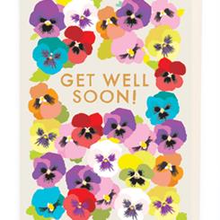 Get Well Soon Flower Card