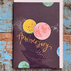 Moon Anniversary Card
