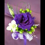 Purple Wrist Corsage