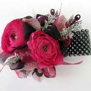 Rasberry Red Corsage