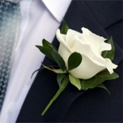 White Rose Buttonhole