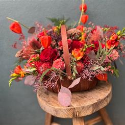 The Seasonal Autumnal Flower Basket