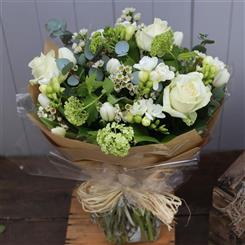 Beautiful White and Green Bouquet