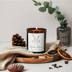 Orange and Clove Scented Candle - Winter Glow