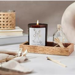 Bergamot and Cedar Scented Candle - The Lodge