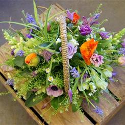 Ginger Lily Flowers - A Warm Spring Basket