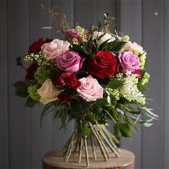 Joy of Mixed Rose Bouquet