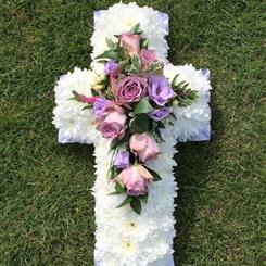 Funeral Flowers - A Fitting Memory Cross