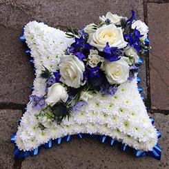 Funeral Flowers - Rose Cushion
