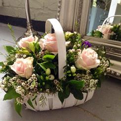 Ginger Lily Flowers - A Beautiful Rose Basket