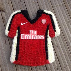 Funeral Flowers - Football Team Shirt Tribute 2