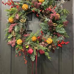 Christmas Wreath - The Luscious Citrus Wreath