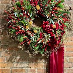 Christmas Wreath - The Red Christmas Wreath