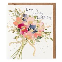 BUNCH OF FLOWERS BIRTHDAY CARD