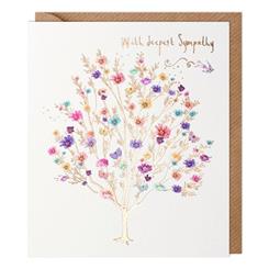 WITH SYMPATHY CARD