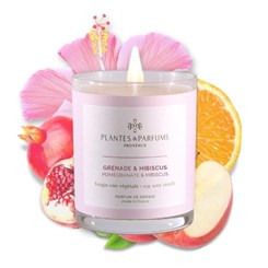 Pomegranate &amp; Hibiscus Scented Candle
