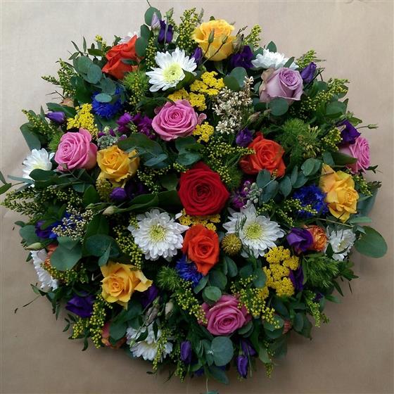 Funeral Flowers Bright funeral posy Funeral Flowers Bright funeral posy